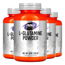 L-glutamina Em Pó Sports 170g Puro Importado 4un Now Foods