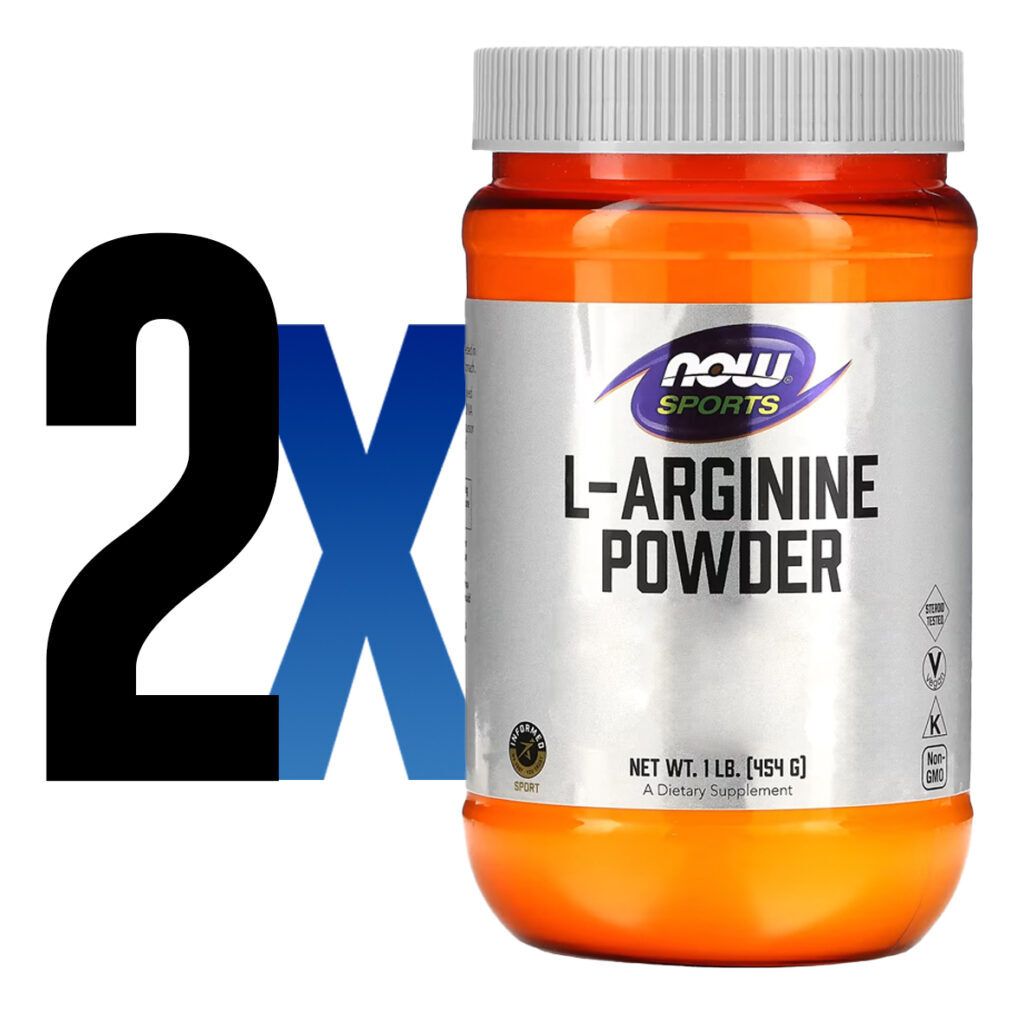L-arginina Em Pó Sports 454g Importado 2un Now Foods - Imagem 2