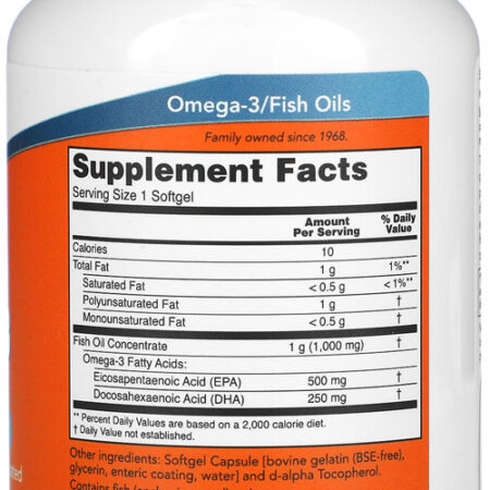 Ultra Ômega 3 Now Foods 90 Softgels 4un - Imagem 4