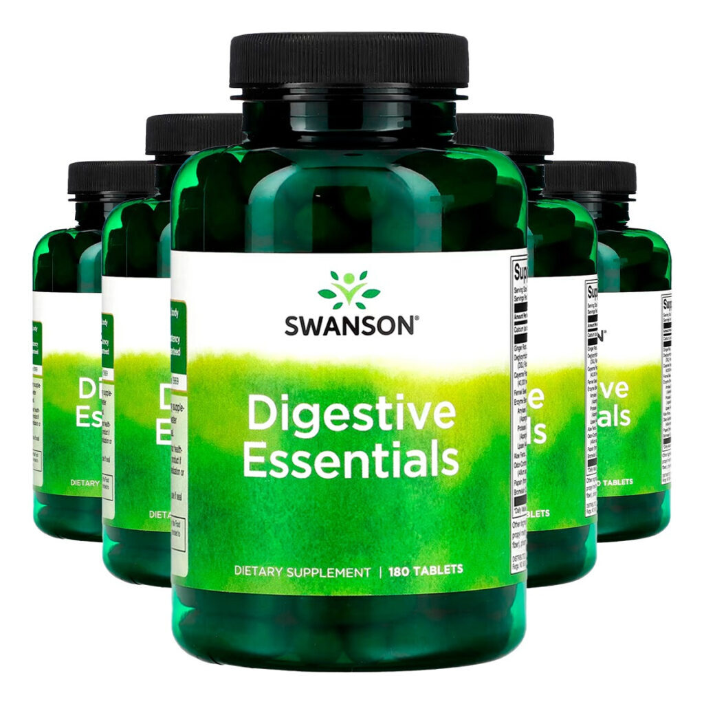 Enzimas Digestivas Swanson Essentials 180 Tabs Importado 5un