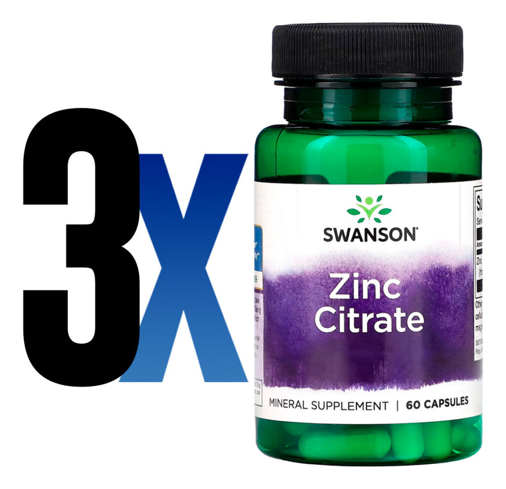 Citrato De Zinco 30 Mg Swanson 60 Capsulas Importado 3un - Imagem 2