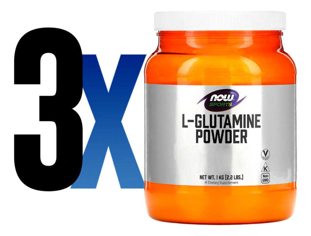 L-glutamina Em Pó Now Foods Sports 1kg Pó Puro Importado 3un - Imagem 2