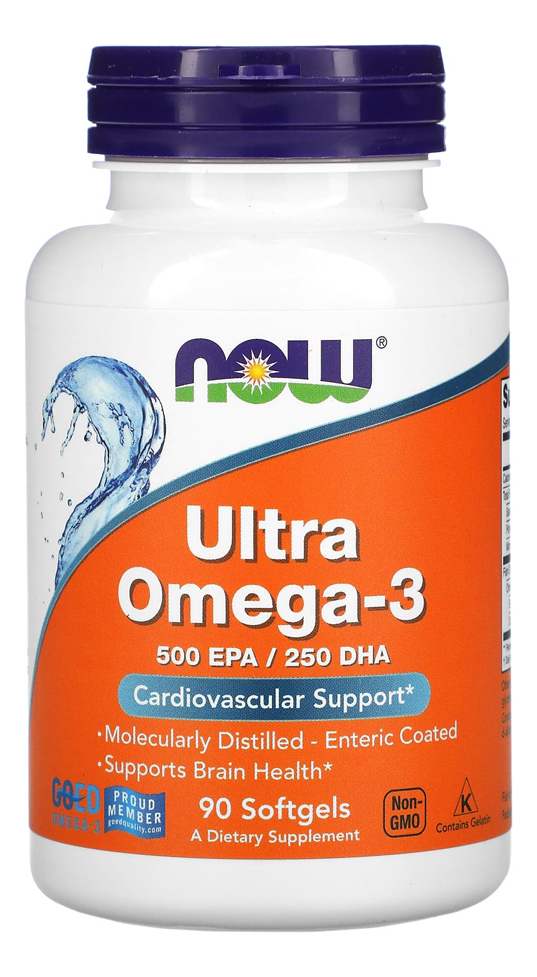 Ultra Ômega 3 Now Foods 90 Softgels 4un Sabor Sem Sabor - Imagem 2