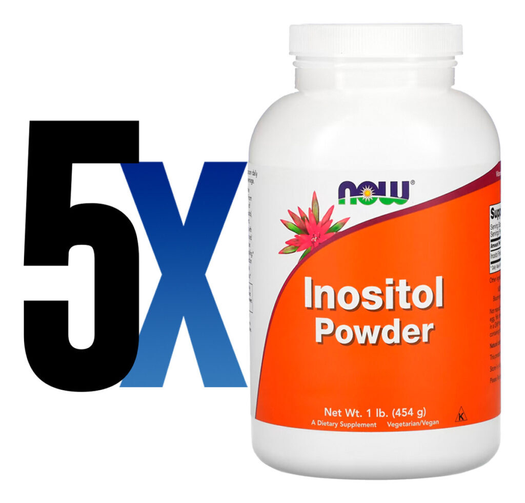 Pó De Inositol Now Foods Mio-inositol 454g Importado 5un - Imagem 2