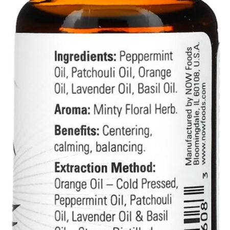 Mistura De Óleos Paz E Harmonia Now Foods 30ml Importado - Imagem 3