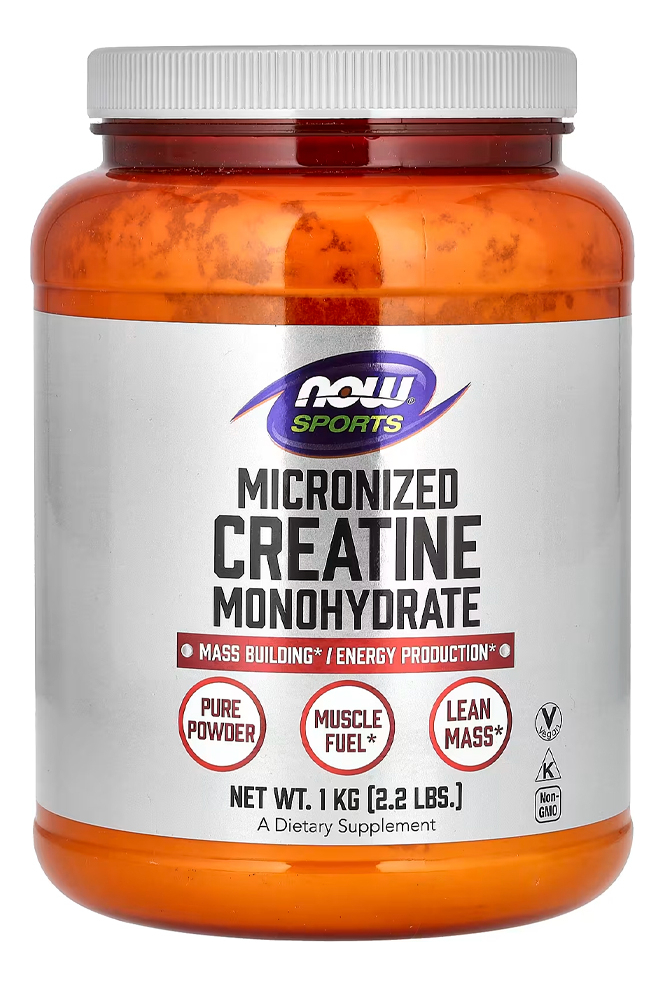 Creatina Monohidratada Now Foods 1kg Pó Importado