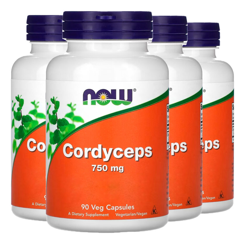 Cordyceps 750mg Now Foods 90 Veg Caps Importado 4un