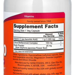 Vitamina C-1000mg Bioflavonóides 250cáps Importado