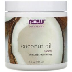 Óleo De Coco Natural 100% Puro 207ml Now Foods Importado