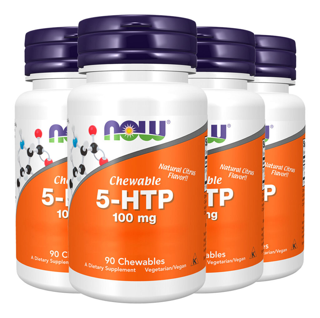 5-htp 100mg Now Foods 90 Chewables Importado 4un