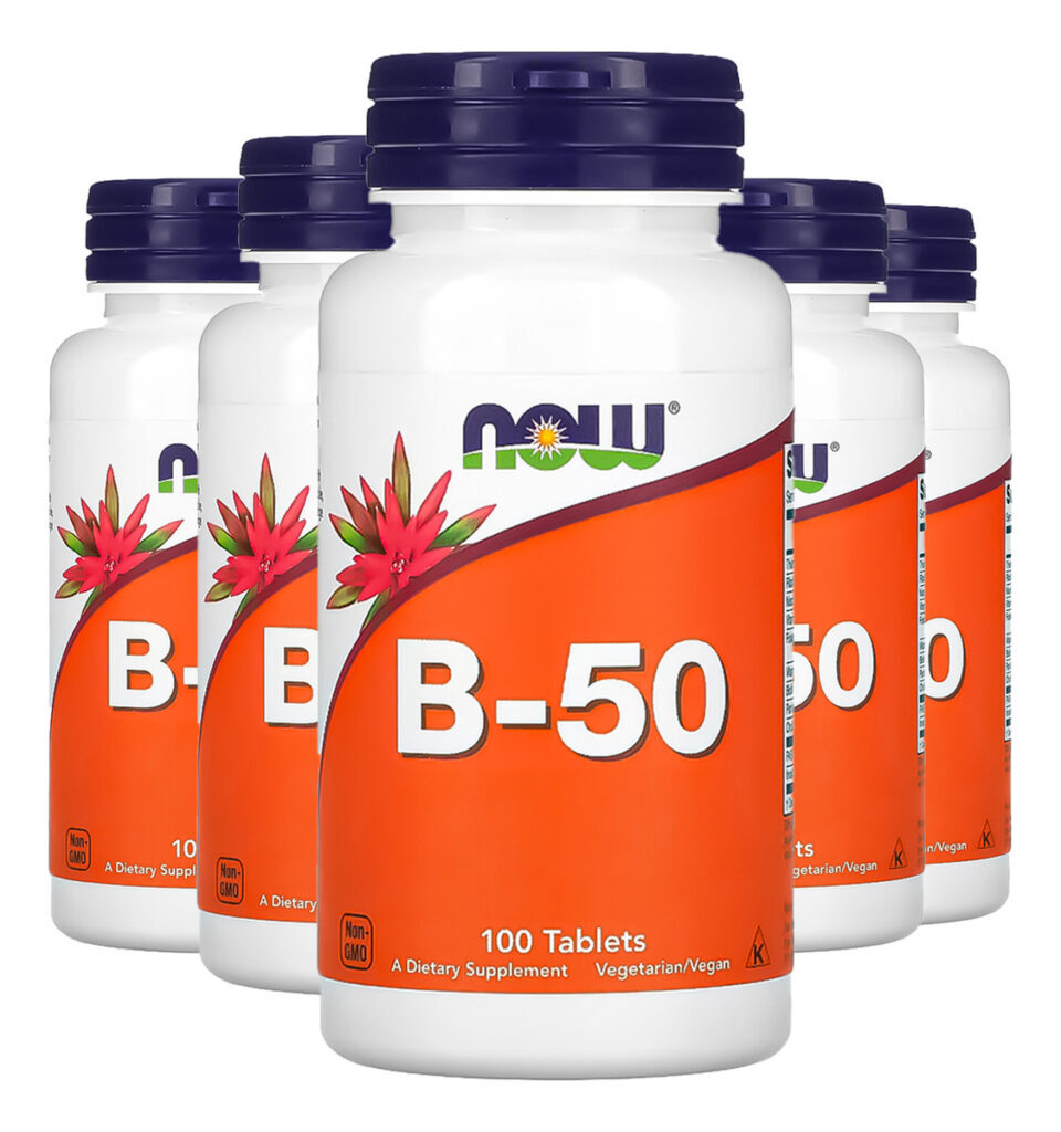 Vitamina B-50 100 Tablets Importado 5un Now Foods
