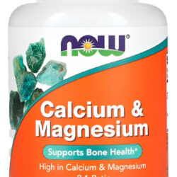 Now Foods Cálcio E Magnésio 500/250mg 100 Tabs Importado