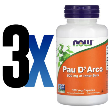 Pau D'arco 500mg 100 Cáps Importado 3un Now Foods - Imagem 2