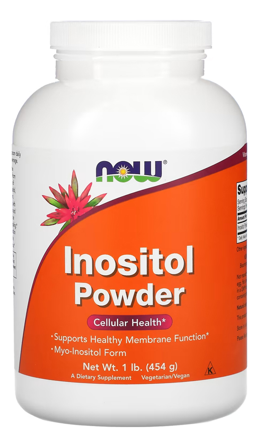 Now Foods Pó De Inositol Forma Mio-inositol 454g Sabor Nd