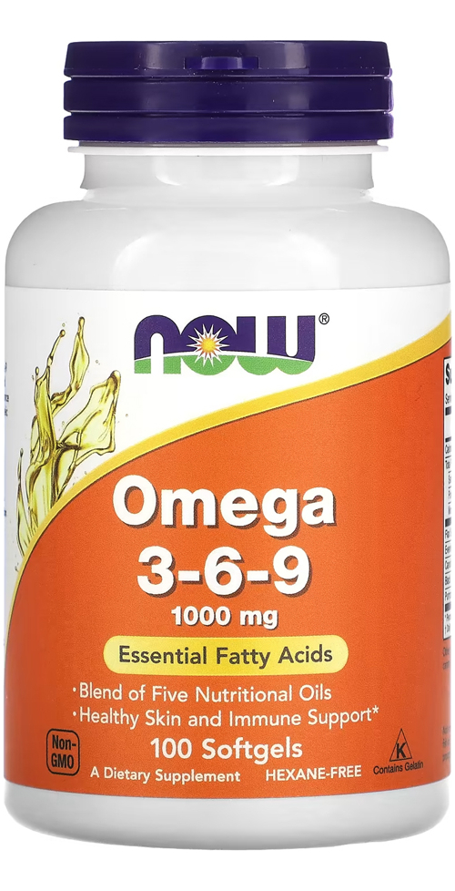 Ômega 3-6-9 1.000mg 100 Caps Softgels Nowfoods Importado