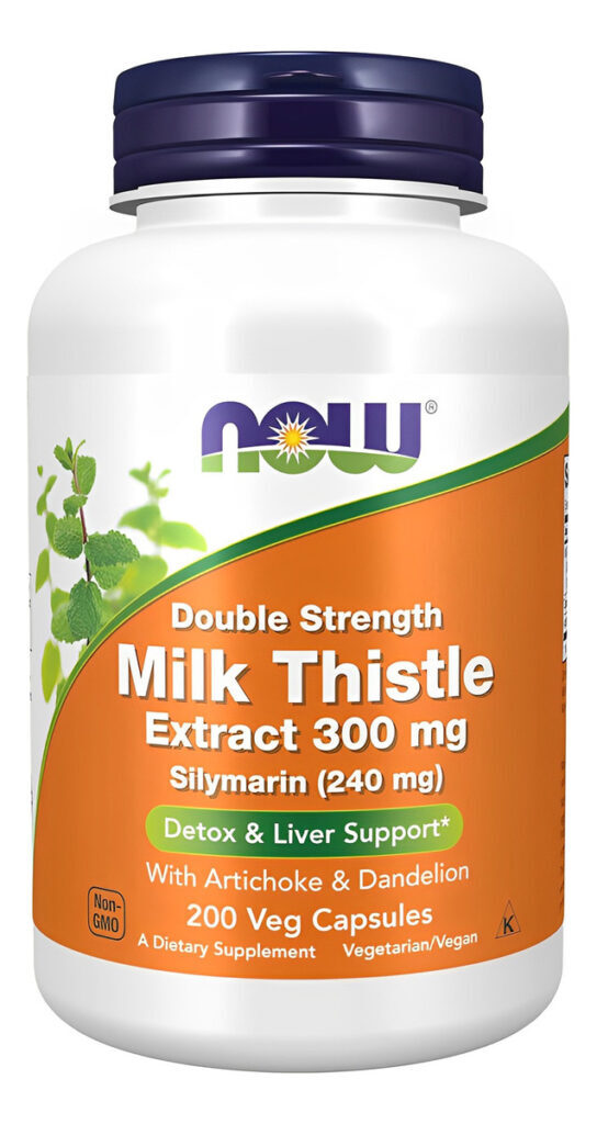 Extrato Cardo Mariano 300mg Now Foods 200cáps Importado 3un - Imagem 5