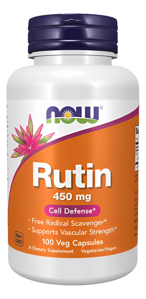 Rutina 450mg Now Foods Ritin 100cáps Importado 5un - Imagem 3