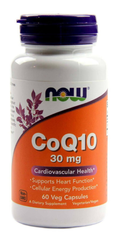 Coenzima Coq Q10 Now 30 Mg 60 Cáps Importado