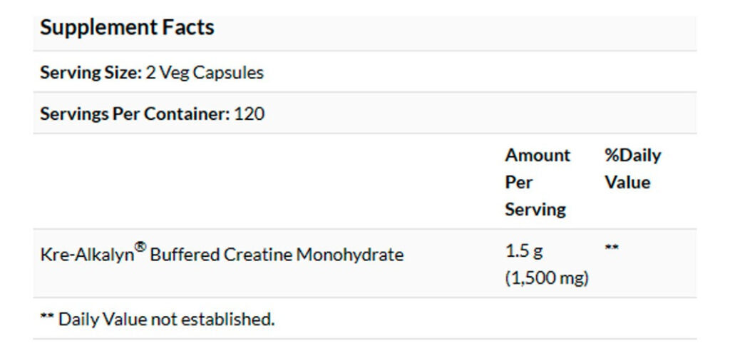 Creatina Kre-alkalyn 750mg 240cáps Importado 2un Now Foods - Imagem 5