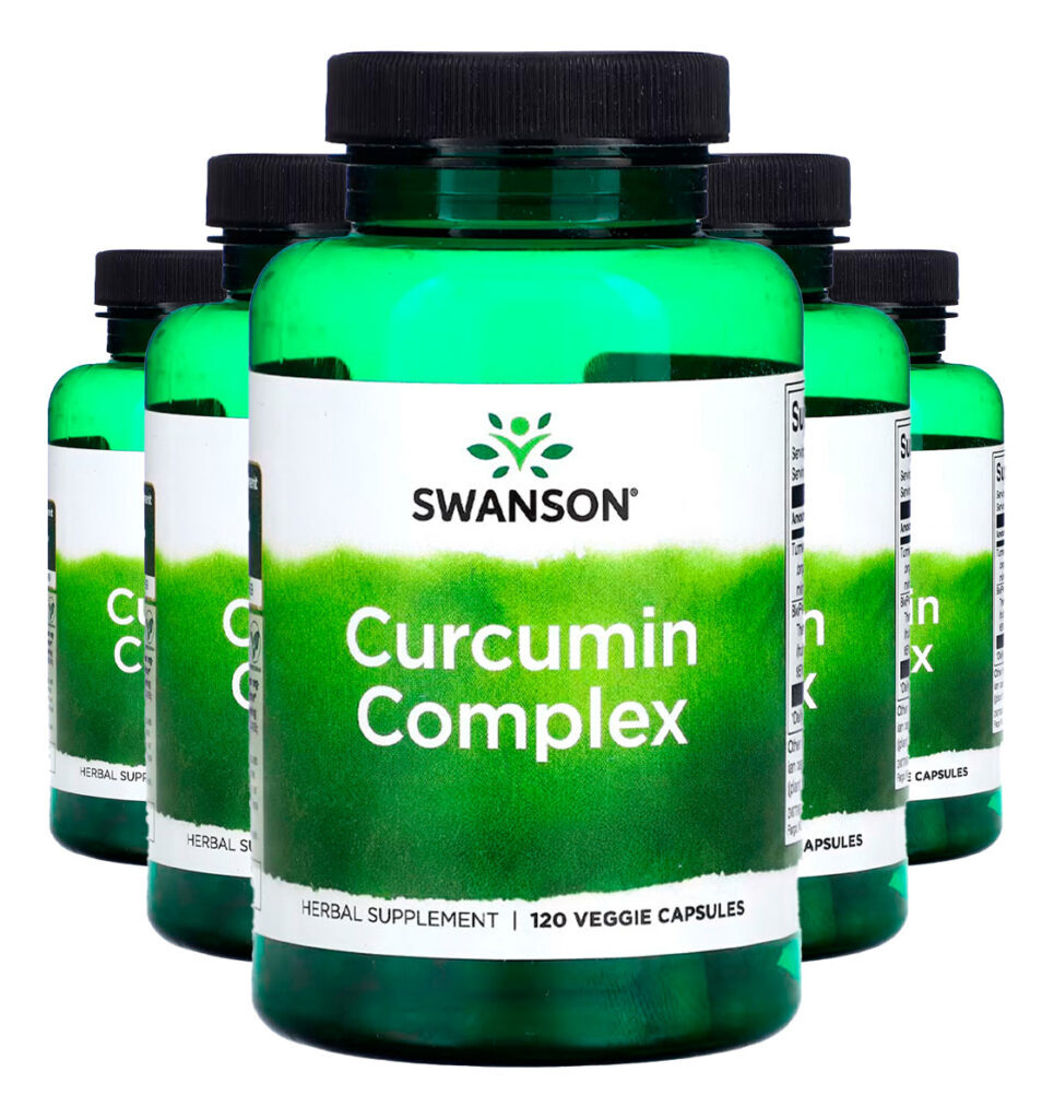 Curcumina Complex Swanson Com Bioperine 120cap Importado 5un