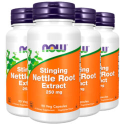 Extrato Raiz De Urtiga 250mg Now Foods 90cáps Importado 4un