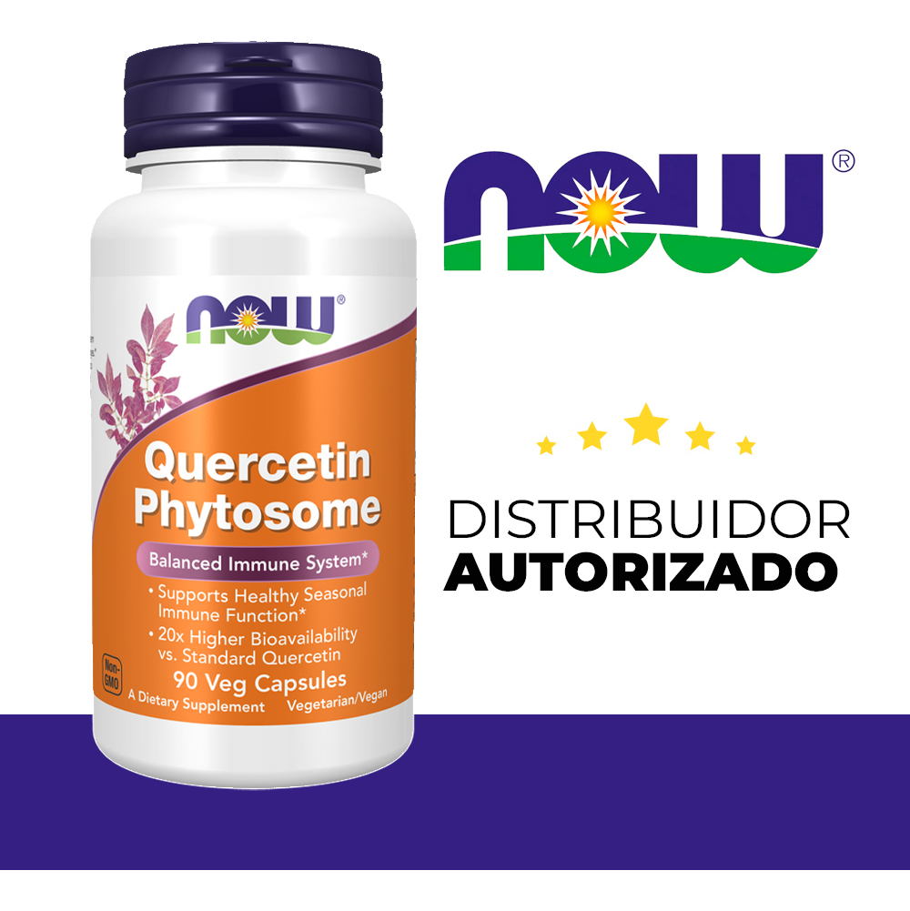 Fitossoma Quercetina 250mg Now Foods 90 Cáps Importado - Imagem 5
