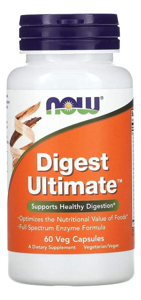 Digest Ultimate Now Foods 60 Veg Cápsulas Produto