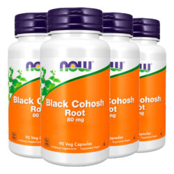 Black Cohosh Root 80mg Now Foods 90 Veg Cáps Importado 4un