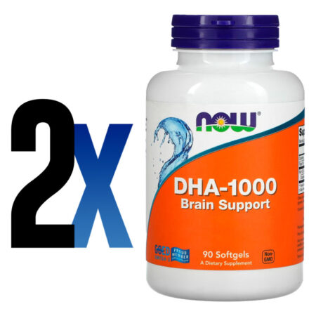 Dha 1000mg Óleo Peixe Forte 90sofg Importado 2un Now Foods - Imagem 2