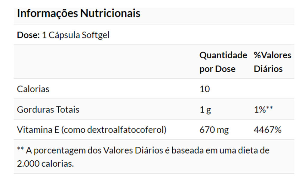 Vitamina E-1000 670mg Now Foods 50 Softgels Importado - Imagem 4