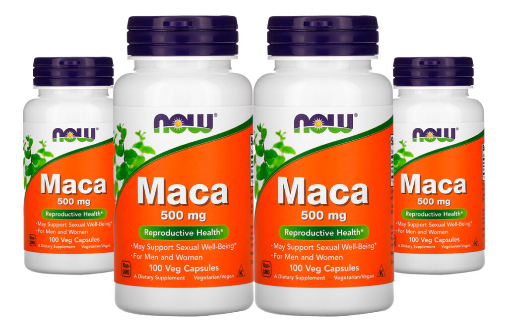 Maca Peruana 500mg Now Foods 100veg Caps 4un