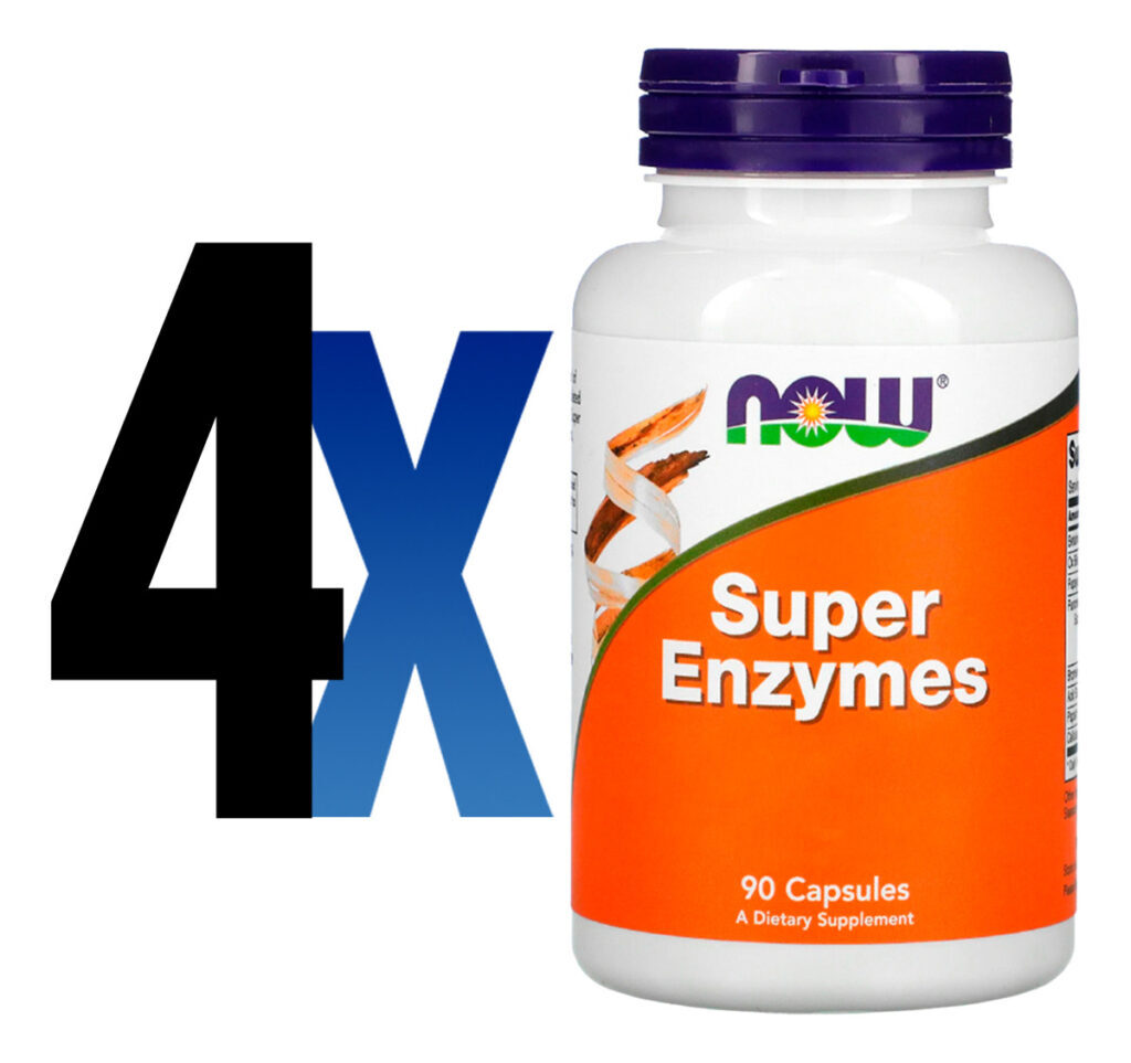 Enzimas Digestivas 90 Cápsulas Importado 4un Now Foods - Imagem 2