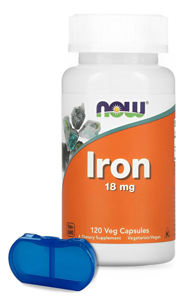 Ferro Bisglicinato 18 Mg Now Foods 120veg Cáps
