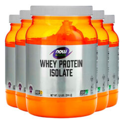 Whey Protein Isolado 544g Sem Sabor Importado 5un Now Foods