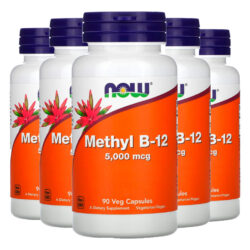 Metil B-12 5.000mcg Now Foods 90 Veg Cáps Importado 5un