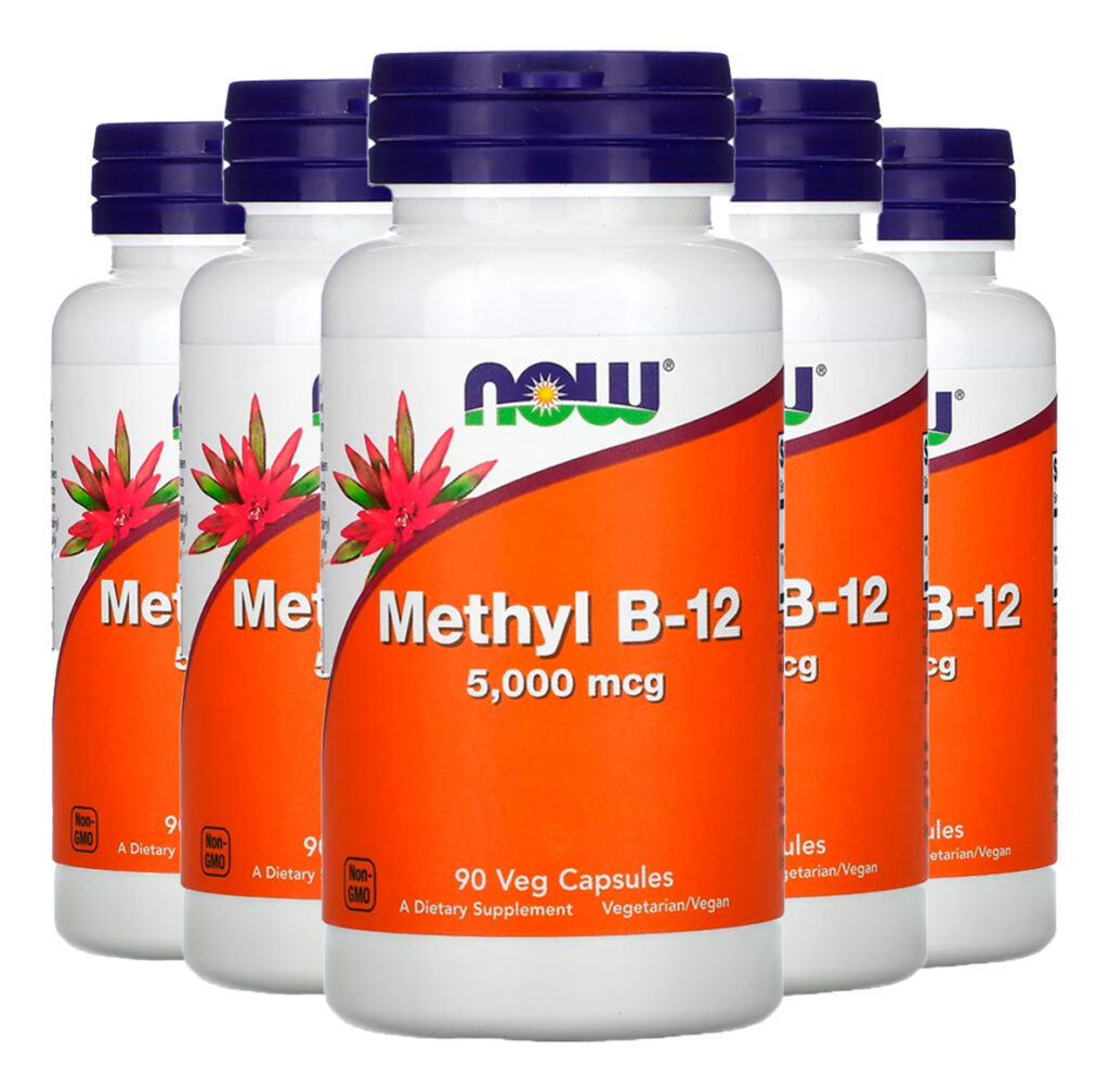 Metil B-12 5.000mcg Now Foods 90 Veg Cáps Importado 5un