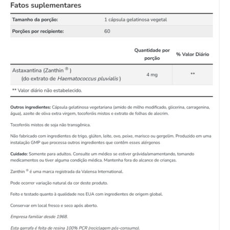 Astaxantina 4mg 60 Softgels - Now Foods - Imagem 5