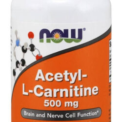 Acetil (l-carnitina) 500mg Now 50 Cápsulas