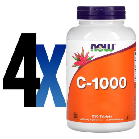 Vitamina C-1000mg 250 Tablets Importado 4un Now Foods - Imagem 2