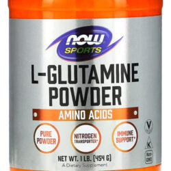 Now Foods L-glutamina Em Pó Sport 454g Forma Livre Importado