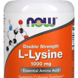 L Lisina Dupla Força 1000mg Now Foods 100tab Importado Eua
