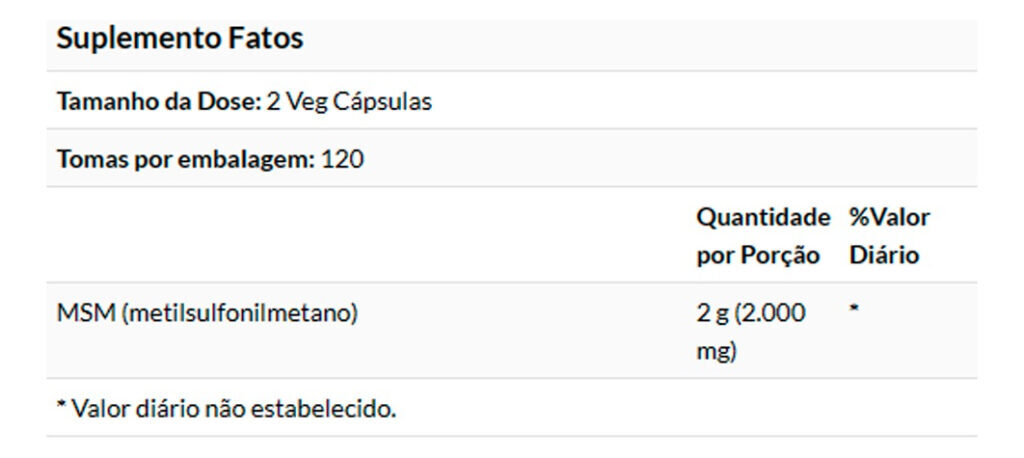 Msm 1000mg 240 Cápsulas Importado 4un Now Foods - Imagem 5