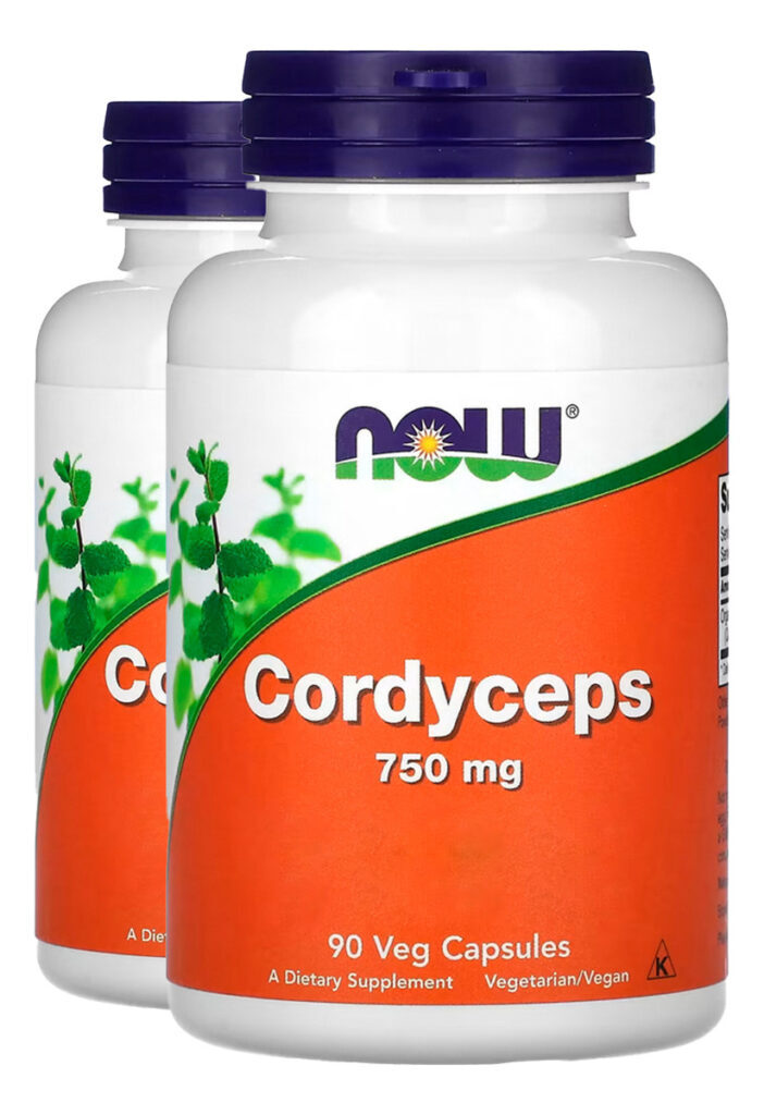 Cordyceps 750mg 90 Veg Caps Importado 2un Now Foods