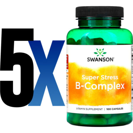 Complexo B Com Vitamina C Swanson 100 Caps Importado 5un - Imagem 2