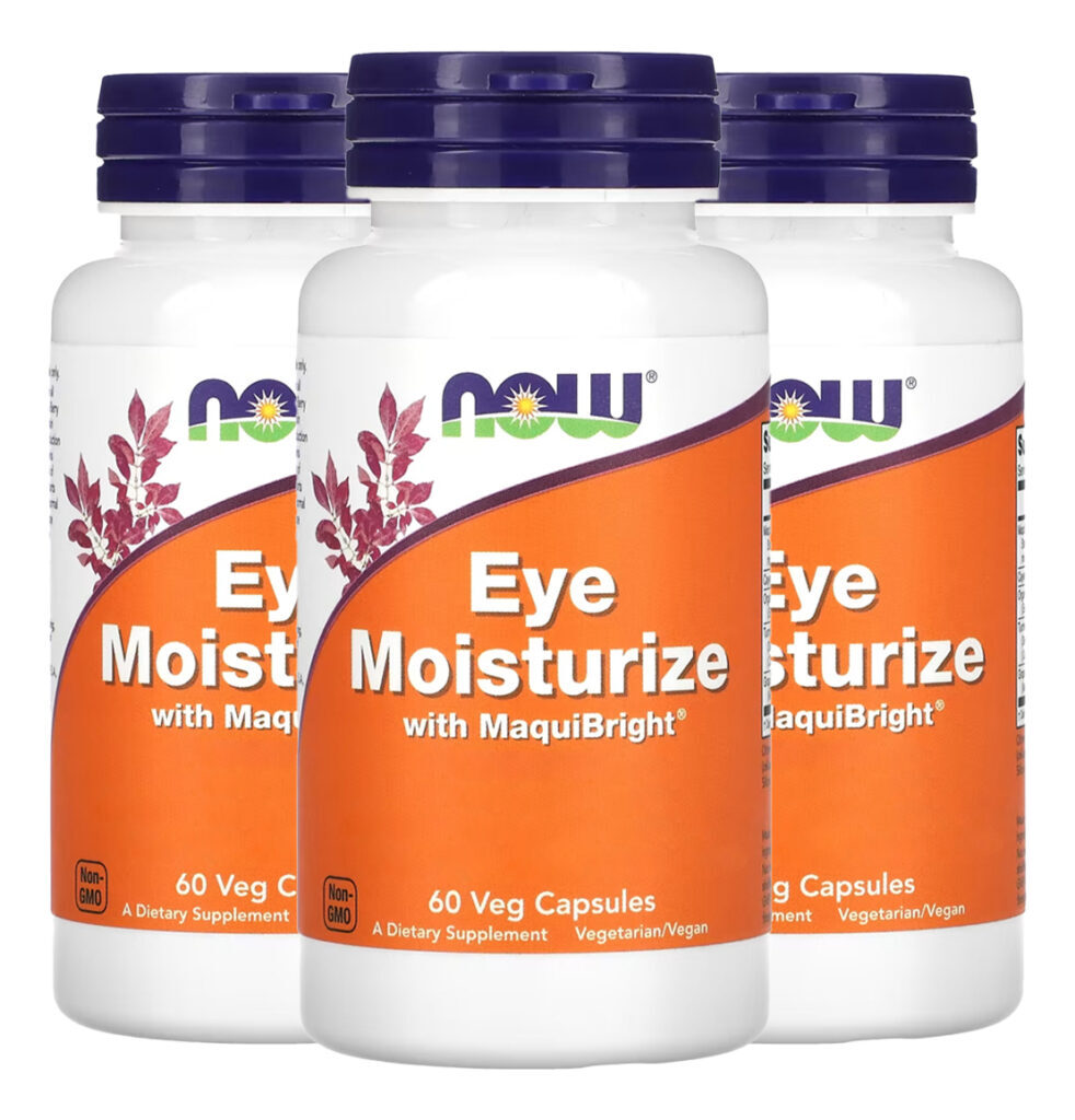 Eye Moisturize Now Foods Maquibright 60 Cáps Importado 3un