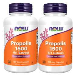 Própolis Abelha 1500 Now Foods 300mg 100 Veg Caps 2un Sabor Sem Sabor
