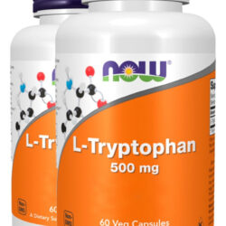 L-triptofano 500mg 60 Cápsulas Importado 2un Now Foods