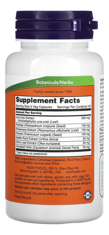 Kidney Cleanse Now Foods 90 Cápsulas Importado 3un - Imagem 3