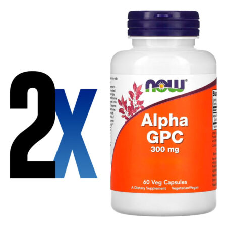 Alpha Gpc 300mg 60 Veg Cápsulas Importado 2un Now Foods - Imagem 2