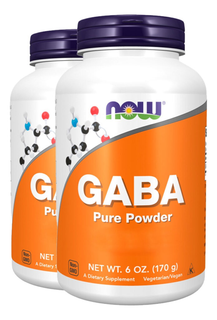 Gaba Pó Puro 170g Produto Importado 2un Now Foods